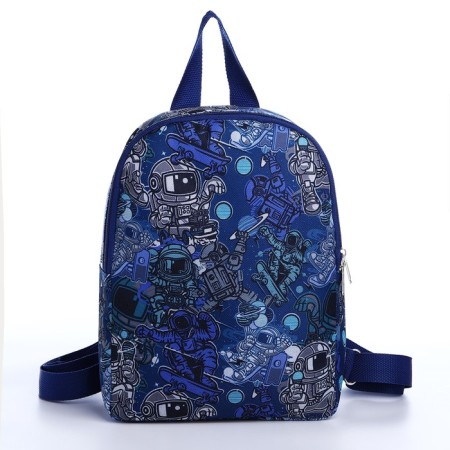Baby backpack on lightning, blue color-2