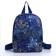 Baby backpack on lightning, blue color