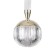 Bayerlux lamp "She" LED 17W silver 10.5x10.5x45-130 cm