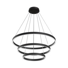 Suspension lamp Maytoni Mod058PL-L100BK, LED, 107W, 80x80x140.5 cm, 2200lm, black color black