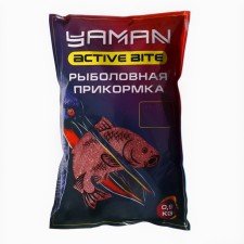 Bait Yaman Active Bite Sazan, Raspberry, Red color, 900 g