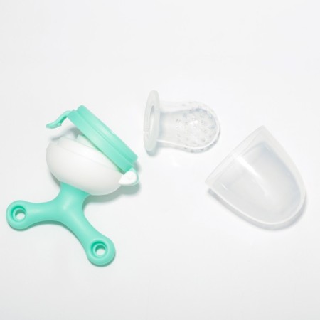 Nibbler with silicone mesh, rotating piston, green color-5