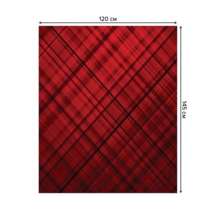 The tablecloth "Black Cage", rectangular, Saten, size 120x145 cm-1