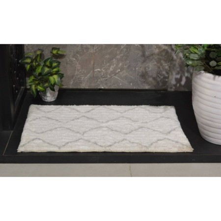 Set of bathroom rugs, size 60x100 cm, 50x70 cm, gray color