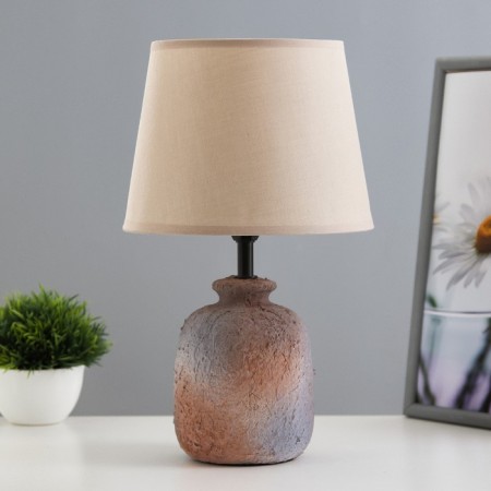 Teresa table lamp E14 40W Beige 20x20x33cm Risalux