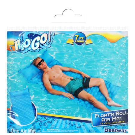 Swimming mattress, 213 x 86 cm, color mix, 44020-7