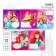 Notebook in a cage 12 sheets, 5 types of mix, cover coated cardboard, princesses