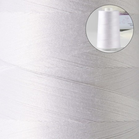 Threads 100, "Nevka", 5000 m, white color No. 001-1