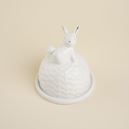 Lemonnitsa SL Home "Forest Rabbit", 14 × 14.5 cm, white color