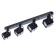 MISAM 15x55x6 cm, 4x50W GU10