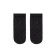 Women's socks with a pattern "Hearts" Conte Elegant Fantasy, size 23-25, Nero color
