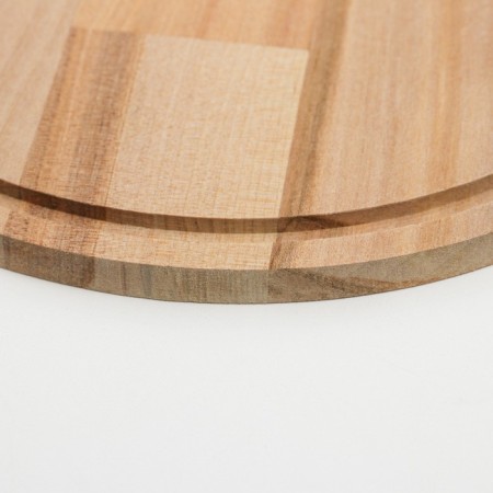 Board wooden board with a gutter "Circle" 20x20x0.8 cm birch-2