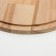 Board wooden board with a gutter "Circle" 20x20x0.8 cm birch