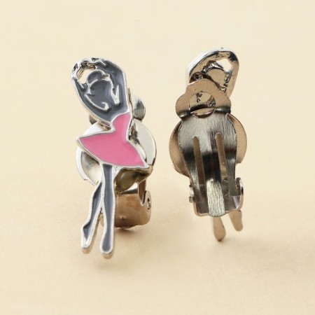 Earrings Clips and pendant “Live Dream”, 8 x 9 cm-2