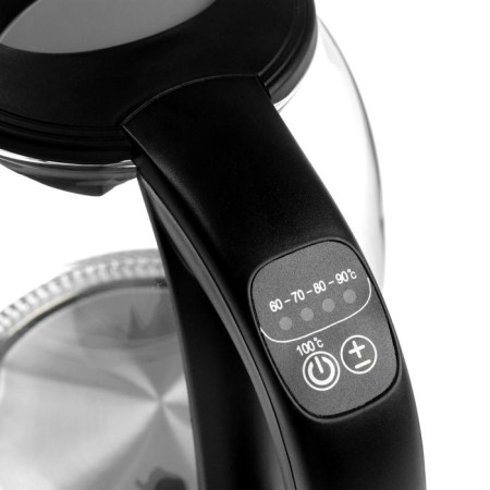Electric kettle Sakura SA-2718DBK, glass, 1.7 l, 2200 watts, adjustment t °, black-3