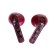 Wireless headphones R20, TWS, inserts, BT 5.3, 30/200 mAh, noise reduction, raspberry