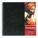 Sketchpad 210 x 210 mm, 40 sheets on the crest "Girl", solid cover, matte lamination, selective UV-LK, OFSET block 160 g/m2