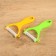 Vegetable cleaning ceramic share "Solnechny", 13 cm, color mix