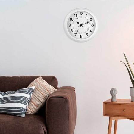 Watch wall, series: classic, d-25 cm, white-3
