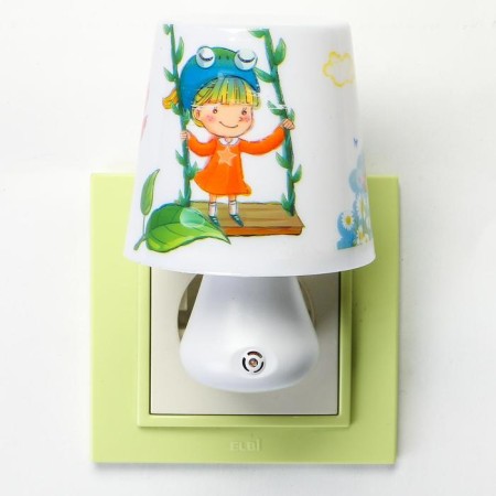 Nightlight plastic light sensor "swing" LED mix 5.8x7x10.5 cm Risalux-3