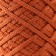 Knitting cord 100% polyester, width 3 mm 100m (terracott)