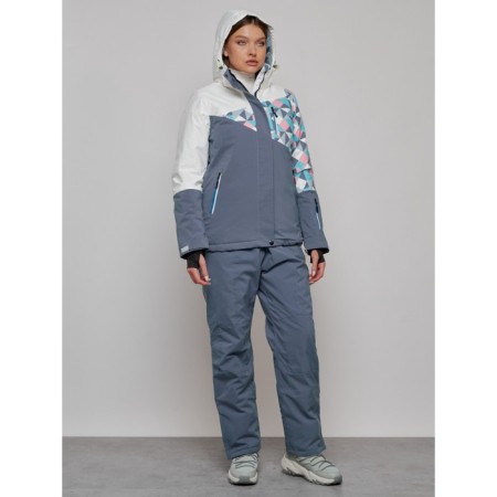 Ski suit female, size 50, white color-6