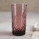 High glass glass "Salzburg", 380 ml, lilac color