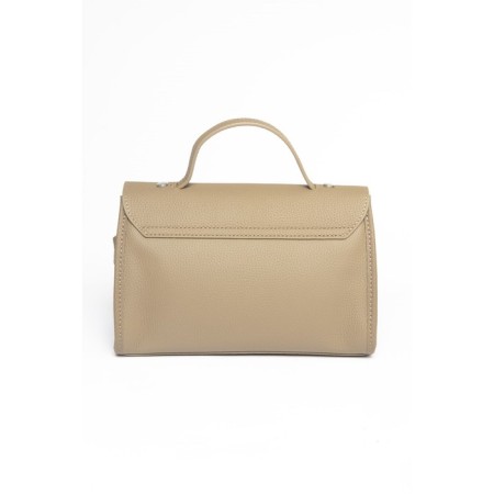 Bag Cross-Body Women's, genuine leather, Ludor beige, 23x9x16 cm-2