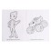 Cartoon coloring "Frecking and his friends", 16 p.