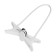 Uniel Uli-P lamp, Phytoleto, on a clothespin, 600 mm, white
