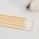 Cotton sticks, package 100 pcs, tip - spiral, cotton/bamboo (stick)