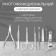 Manicure set "reptile", 8 items, in case, black color