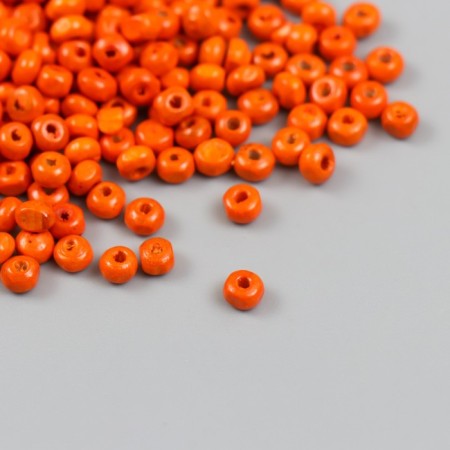 Beads for creativity tree "Orange" d = 0.4 cm set 20 g