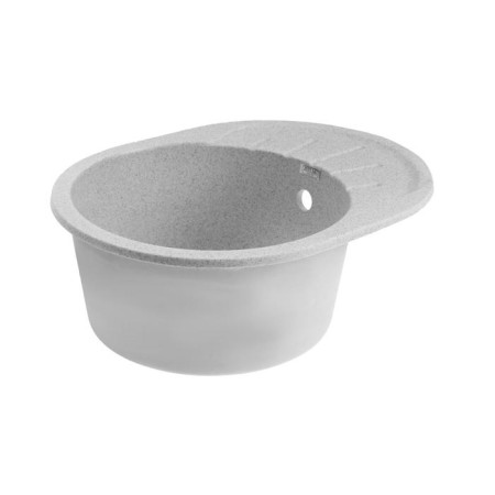 Kitchen is a kitchen from Zett Lab stone. 10/q10, 575x440x215 mm, matte, mortise, light gray-1