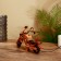 Souvenir tree "Motorcycle" 21x15x6 cm mix