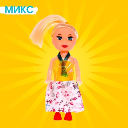 Baby doll "Rita" in a dress, mix-4