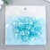 Beads for creativity plastic "Flower Pearl" set 40 pcs Blue 1.5x1.5 cm