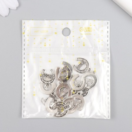 Souvenir Koshellek Metal "Snow - Good luck" 1.3x1.6 cm-5
