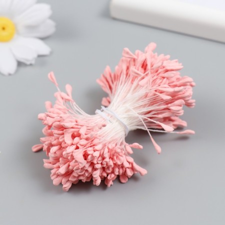 Stamens for flowers "pink" set 360 pcs length 6 cm-1