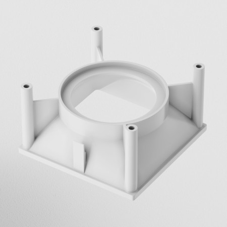 Technical C065-01W accessory, 6.8x6.8x3.7 cm, white color-2