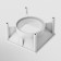 Technical C065-01W accessory, 6.8x6.8x3.7 cm, white color
