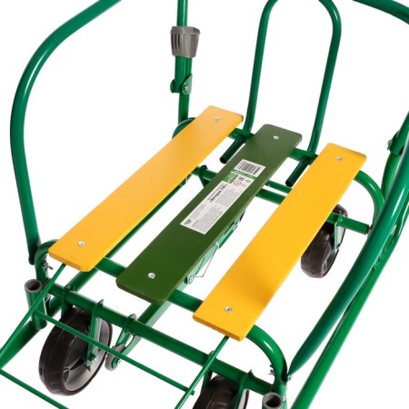 Sled "breeze 7 station wagon", with mittens, green color-6