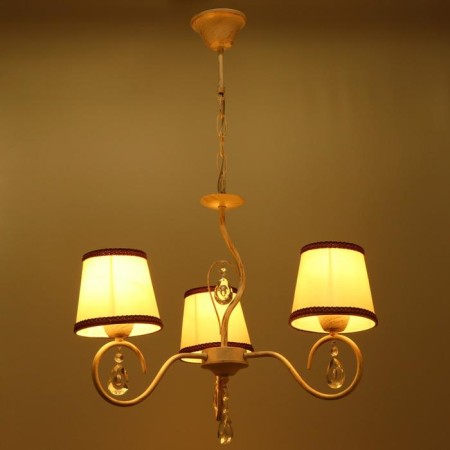 Vilora chandelier 3x40W E14 white 55x55x76 cm Bayerlux-2