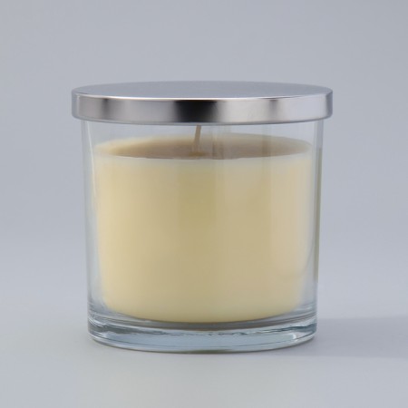 Aromatic giant in a glass "Vanilla lime", soy wax, 10x10 cm-4