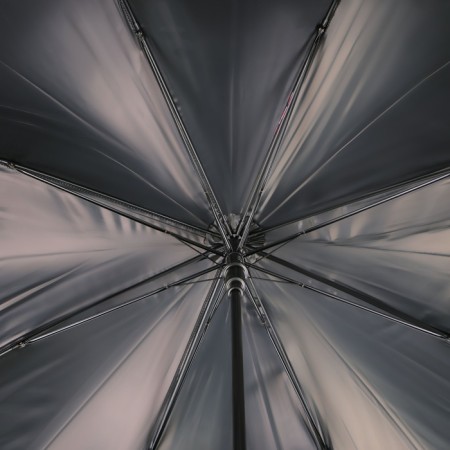 Umbrella - a semiautomatic “cherry” cane, Eponge, 8 spokes, r = 51 cm, color mix-15