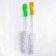 A set of brushes for the care of children's bottles, 2 objects, color mix