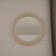 Round Mirror "Rondel", 800 × 800 mm, premium velor, color lunar ray