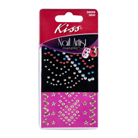 Nail stickers Kiss Studs Studs NS32 "Precious Metal"