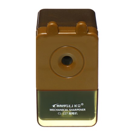 Mechanical sharpener with container classic gold-1