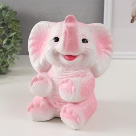 Pigger "Elephant" pink, height 19 cm, width 15 cm, length 13 cm-1